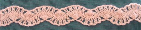 Hairpin lace crochet ric-rac