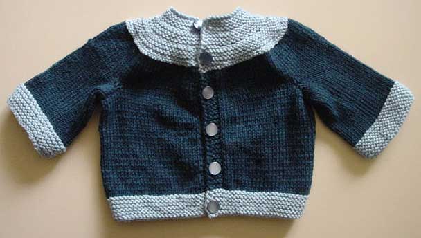 February baby cardigan