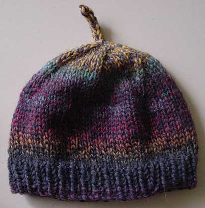 Knut hat knit with Cleckheaton vintage hues