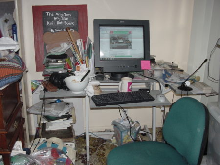 My fabulously messy desk
