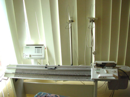 A computerised knitting machine that I no longer own