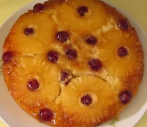 Pineapple upside down cake