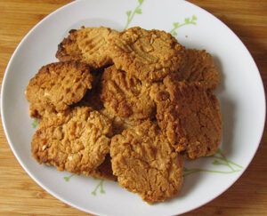 Peanut butter biscuits or cookies