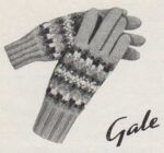 Gale, Fair-Isle Gloves for Girls