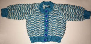 Aussie baby cardigan