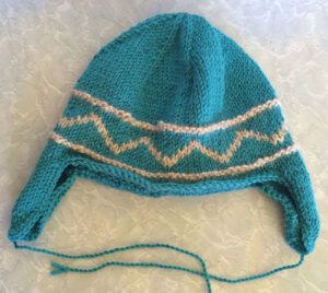 hand knit toddler hat
