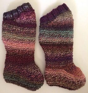 Baby legs from Homespun Hand Knit