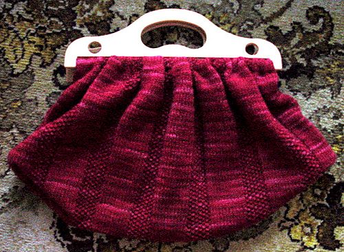 Vintage style work bag with free knitting pattern