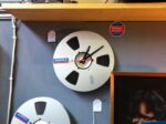 Film reel clock