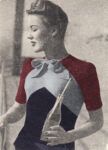Promenade 1940’s bow front sweater