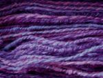 Close Up of the Purple Twist Novelty Yarn