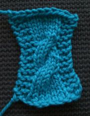 Twisted knitting from Cornelia Mee's Exercises in Knitting