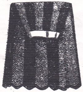 Arrow pattern skirt from Home Work, published in 1891