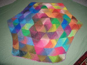 Hexagon triangles by Mary Lee Herrick