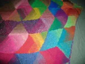 Hexagon triangles by Mary Lee Herrick