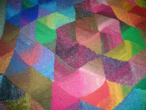 Hexagon triangles by Mary Lee Herrick