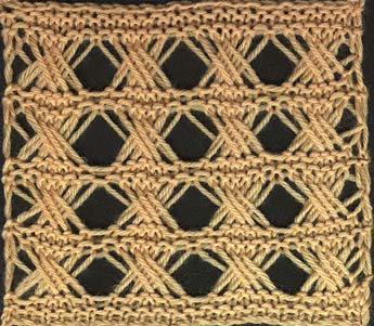 Lattice pattern from Hoe Work, published 1891