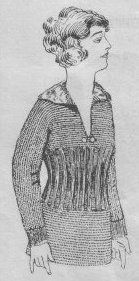 Ladies outing sweater from 1918