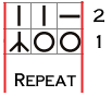 Lace knitting chart