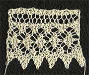 Tunisian lace from Home Work, published 1891