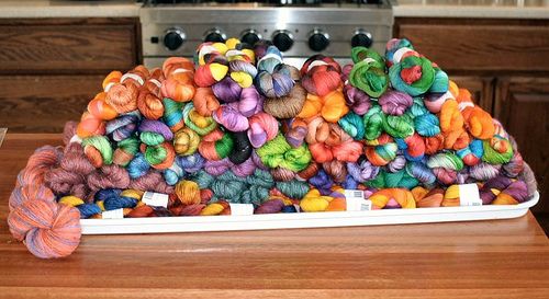 Yarn porn photo, courtesy of Abby's Yarns