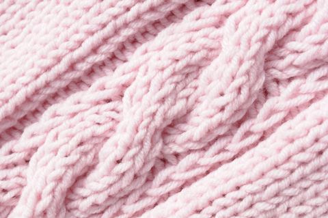 Pink knitting