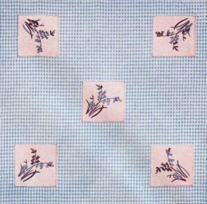 Bluebell cloth from the Book of Good Needlework Number Four