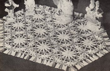 Dresser doily made on the Lily Speed-O-Weave loom