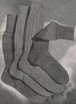 Man’s Plain Socks with French Heel and Flat Toe