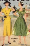 Yellow and Green Vintage Dresses