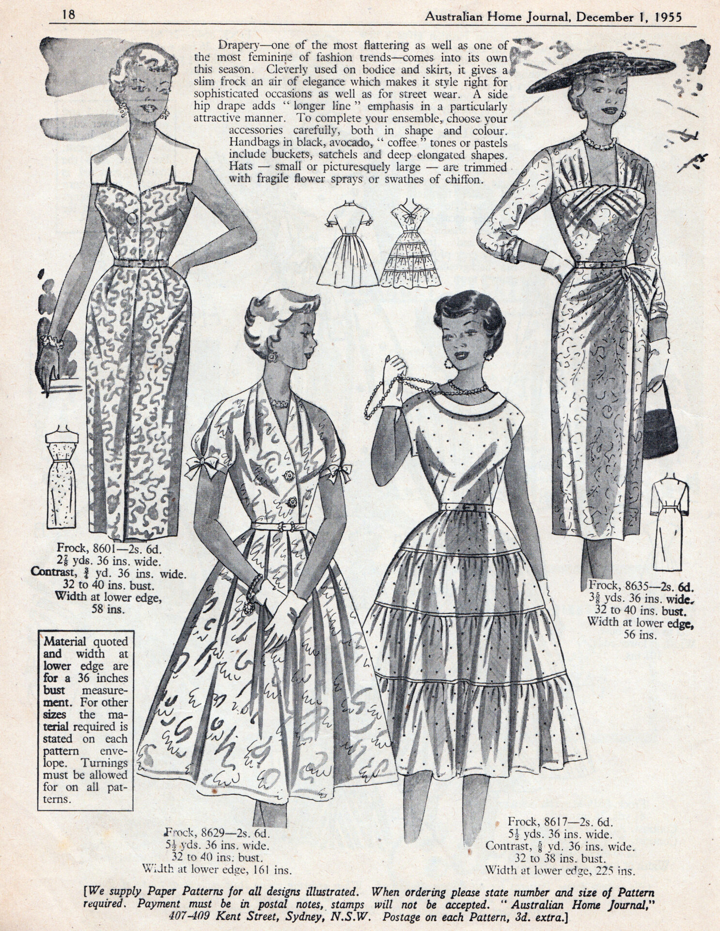 Vintage Sewing Patterns in Australia