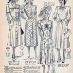 Four Vintage Dresses from 1949