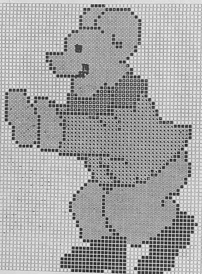 Teddy Bear Knitting Chart Thumbnail