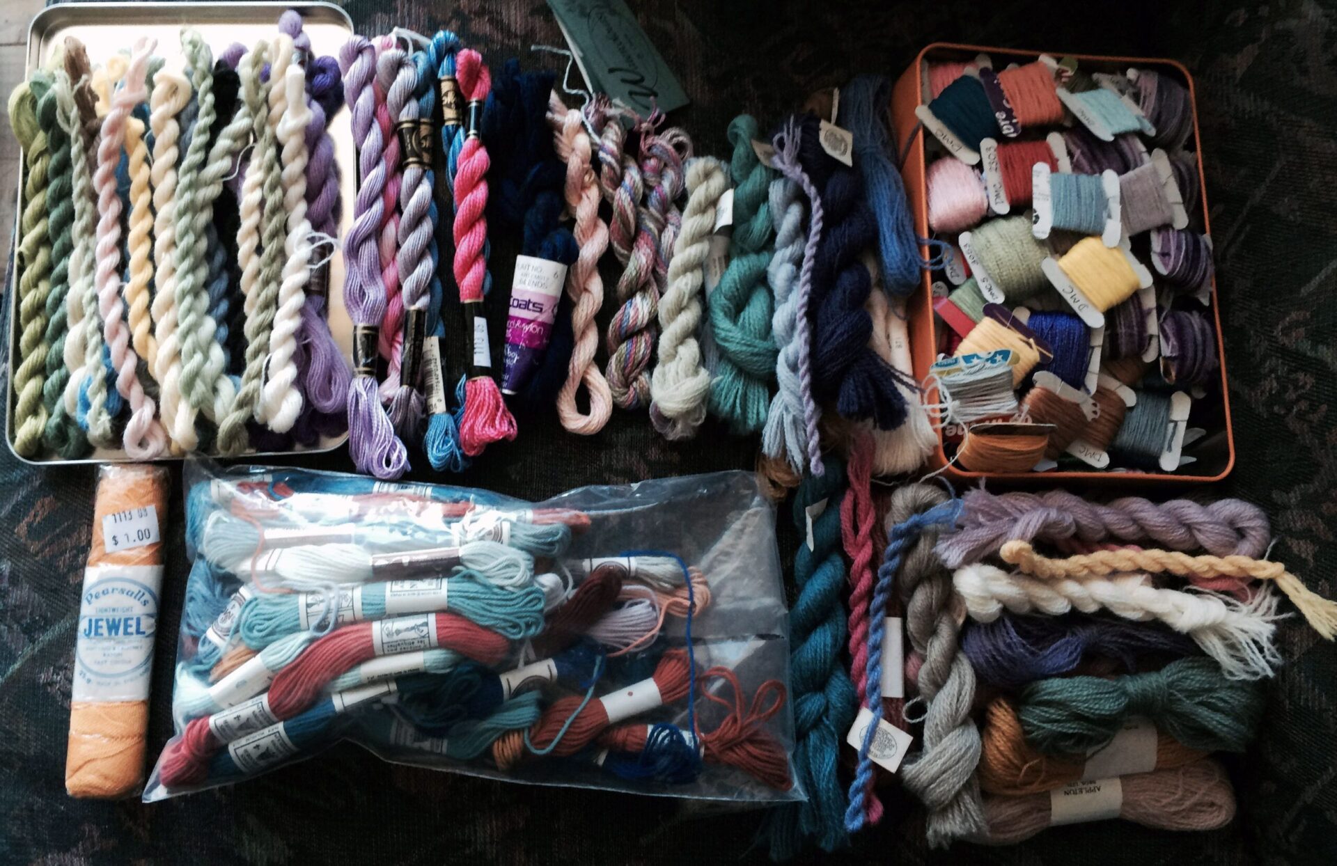 Fearless Embroidery and Thrifted Threads »