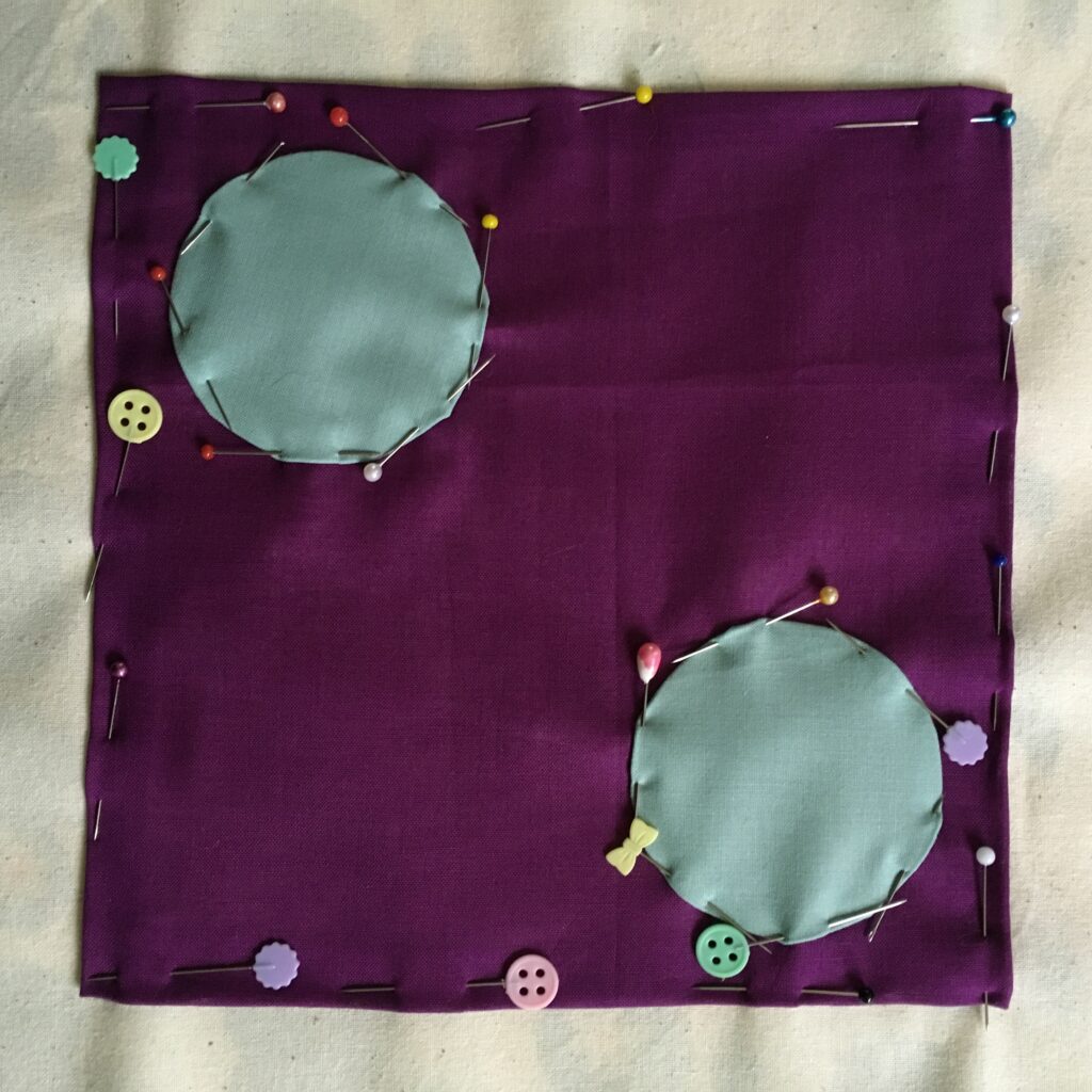 Purple and Green Appliqué