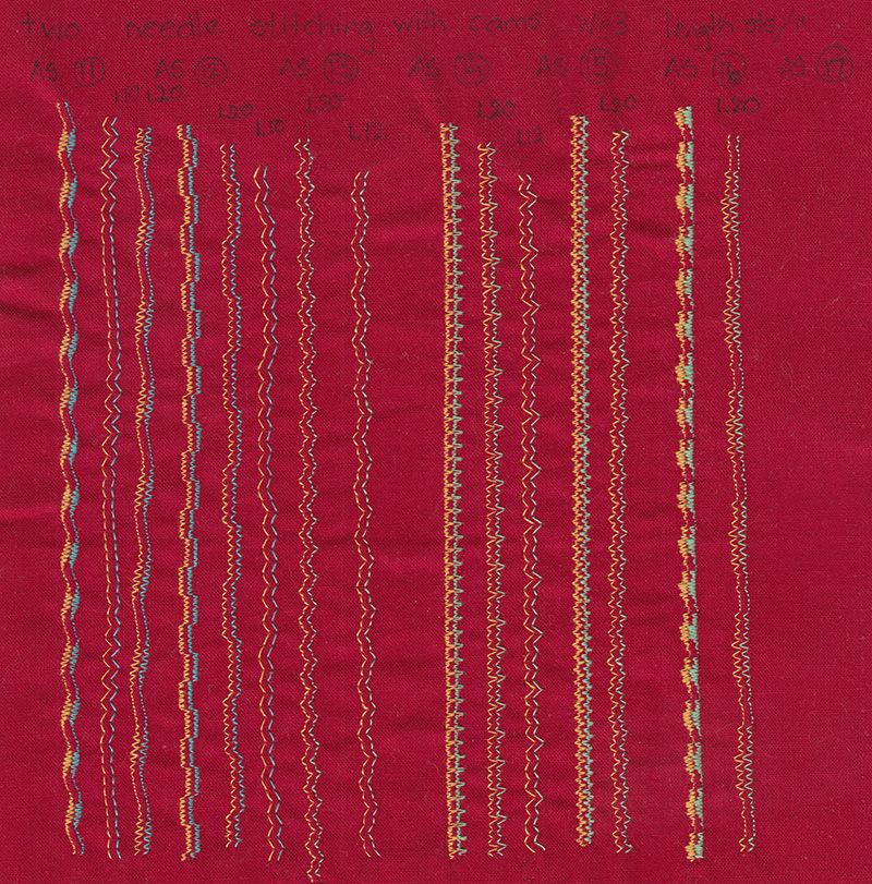 Twin Needle Stitches from the Singer 401 - Page 3