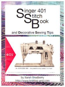 The Singer 401 stitch book - free download