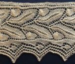 Knitted Lace in Oak Leaf and Acorn Pattern