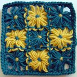 Weave Stitch for Joining Square Loomed Flowers