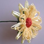 Stemmed Loom Flower with Calyx