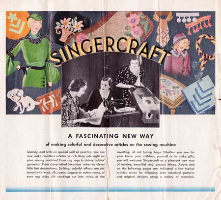 Singercraft guide instruction booklet