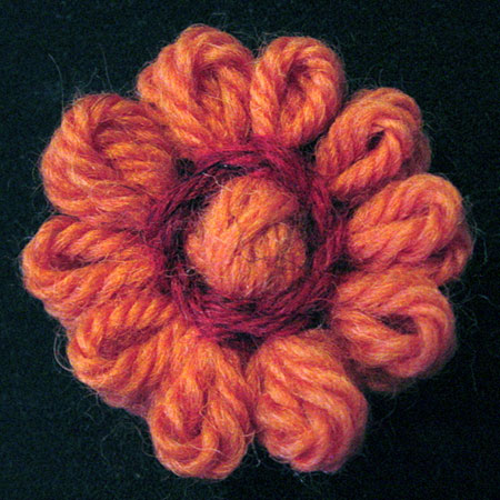 Loomed flower