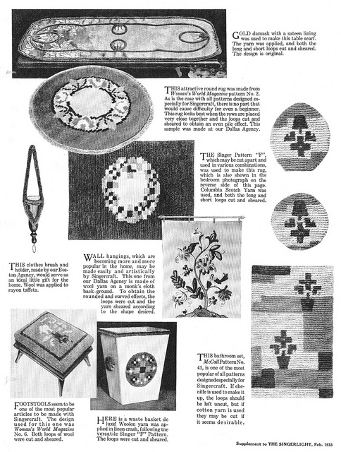 The Singercraft Guide: Supplement to the Singerlight, February 1933