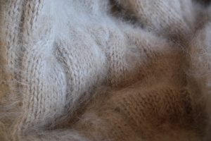 Angora knitting