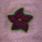 Oddball Sampler Afghan Square #17: Appliqué Star