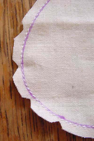 Notched seams