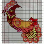 Bird of Paradise Knitting Chart