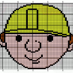 Bob the Builder Knitting Chart