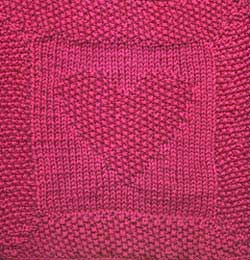 Bumpy Love Afghan Square