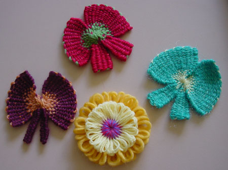 Flower loom butterflies and flower